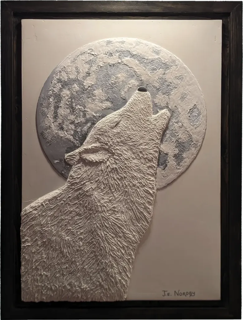 "Courage" - Bas relief sculpture
